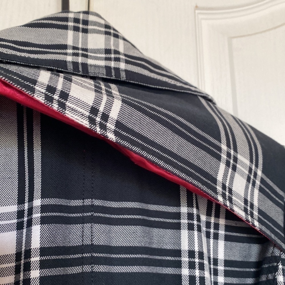 Vertigo Paris Plaid Jacket Size Medium - image 3